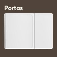 Cozinha Compacta Aço 6 Portas 2 Vid 2 Gav Branco Bertolini Branco - 6