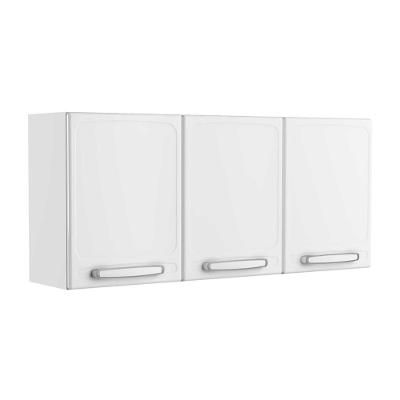 Armário Aéreo De Aço 3 Portas Branco Evidence Bertolini Branco