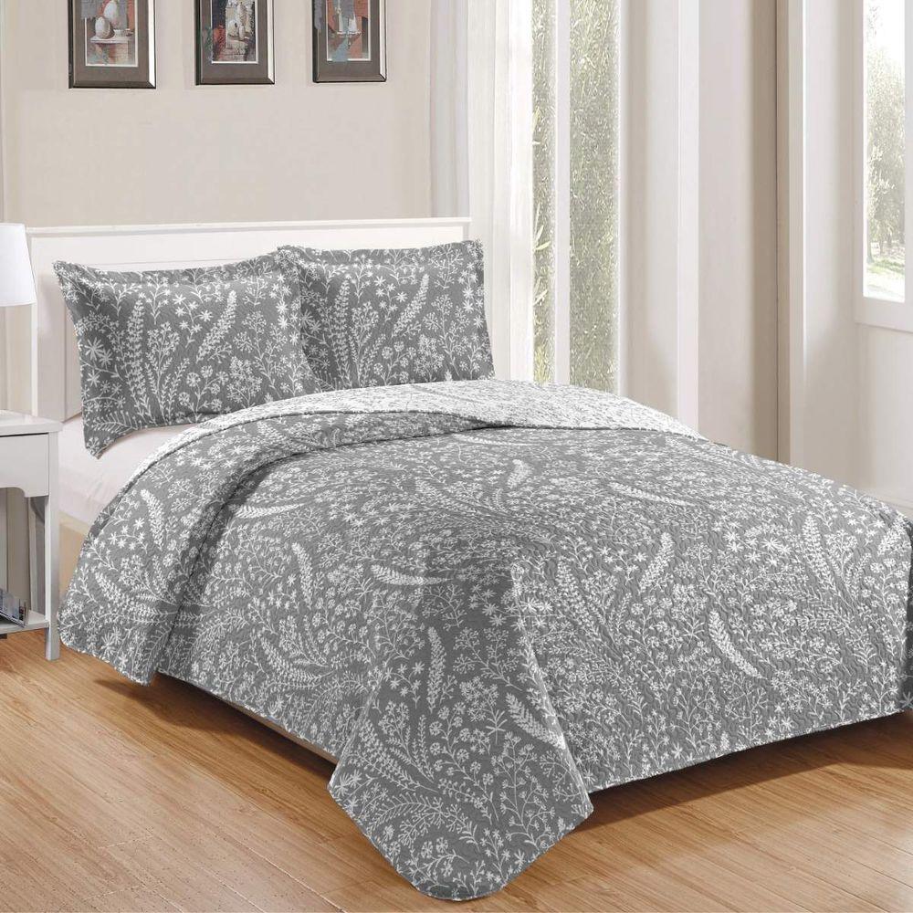 Kit Cobre Leito Casal + 2 Porta-travesseiros Patchwork Siena - 1 - 1