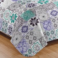 Kit Cobre Leito Queen + 2 Porta-travesseiros Patchwork Napoli - 7 - 3