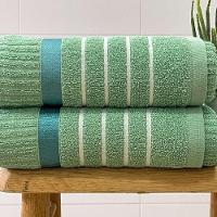 Toalha Banhão Fio Penteado Nancy 75x150 Verde - 2