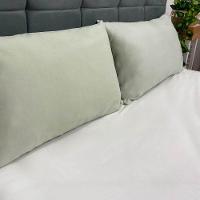 Fronha Lisa Cotton Supreme 150 Fios Verde - 1