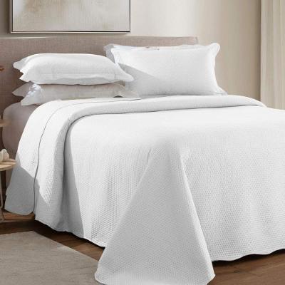 Kit Cobre Leito Queen Dots + 2 Porta Travesseiros Branco