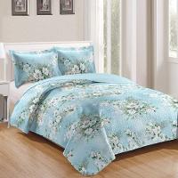 Kit Cobre Leito Queen + 2 Porta-travesseiros Patchwork Napoli - 5 - 1