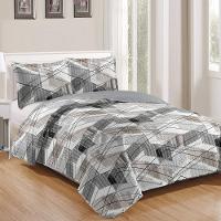 Kit Cobre Leito Casal + 2 Porta-travesseiros Patchwork Gales - 3 - 1