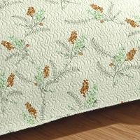 Kit Cobre Leito Solteiro + 1 Porta-travesseiro Patchwork Jasmine - Green - 3