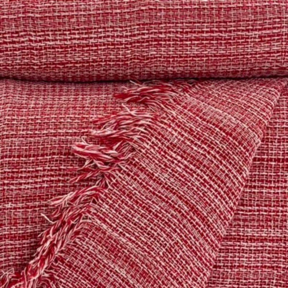Manta Para Sofá Harmonia 170x 200 Vermelho Mescla - 2