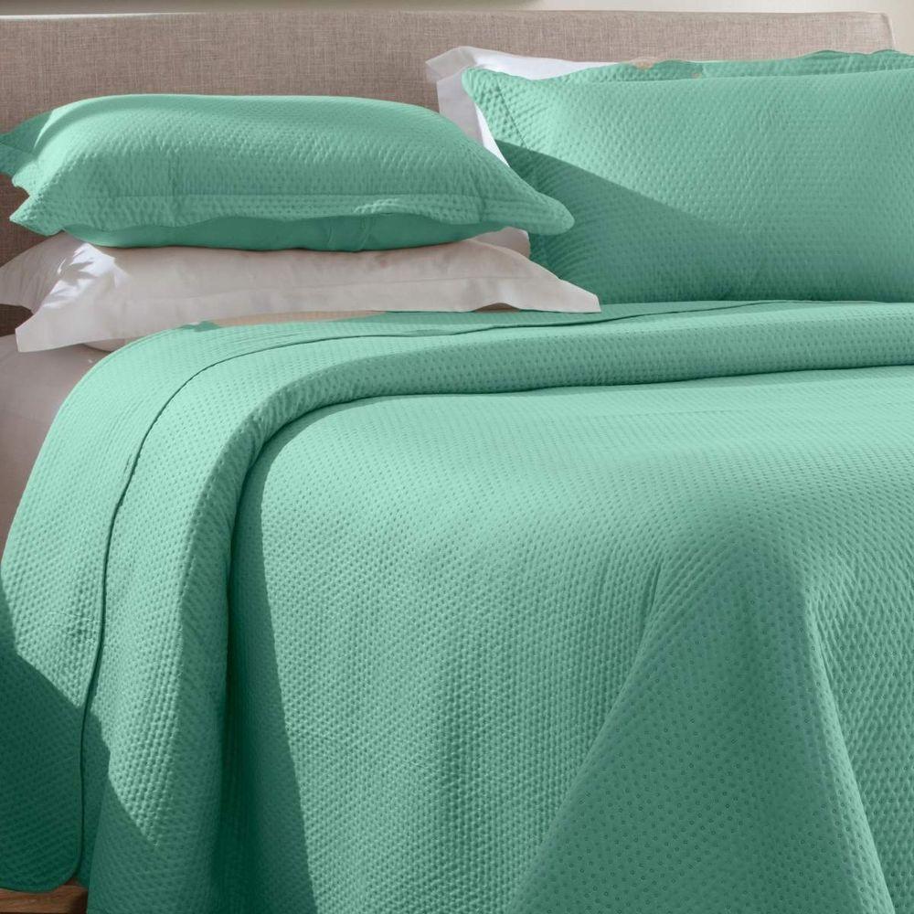 Kit Cobre Leito Queen Dots + 2 Porta Travesseiros Folha - 2