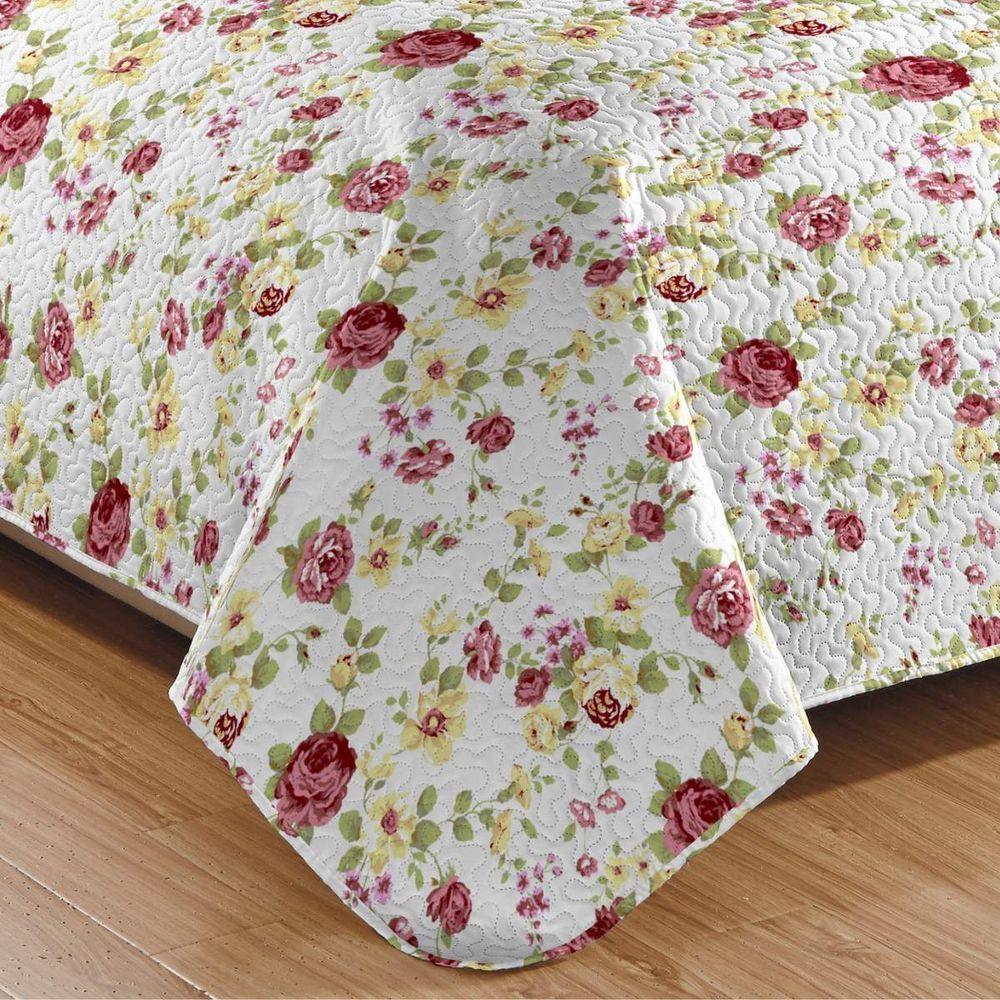 Kit Cobre Leito Casal + 2 Porta-travesseiros Patchwork Napoli - 8 - 3