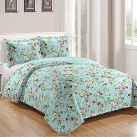 Kit Cobre Leito Casal + 2 Porta-travesseiros Patchwork Napoli - 6 - 1