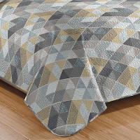 Kit Cobre Leito Queen + 2 Porta-travesseiros Patchwork Gales - 4 - 3