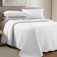 Kit Cobre Leito Casal Dots + 2 Porta Travesseiros Branco - 1