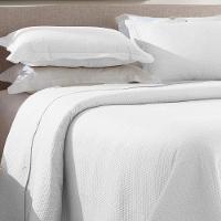 Kit Cobre Leito Casal Dots + 2 Porta Travesseiros Branco - 2