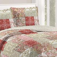 Kit Cobre Leito Casal + 2 Porta-travesseiros Patchwork Siena - 6 - 2