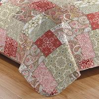Kit Cobre Leito Casal + 2 Porta-travesseiros Patchwork Siena - 6 - 3