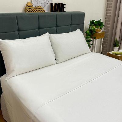 Jogo De Cama Liso Casal Cotton Supreme 150 Fios 4 Peças Branco
