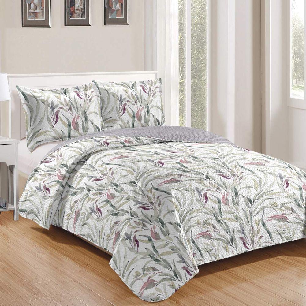 Kit Cobre Leito Queen + 2 Porta-travesseiros Patchwork Napoli - 3 - 1