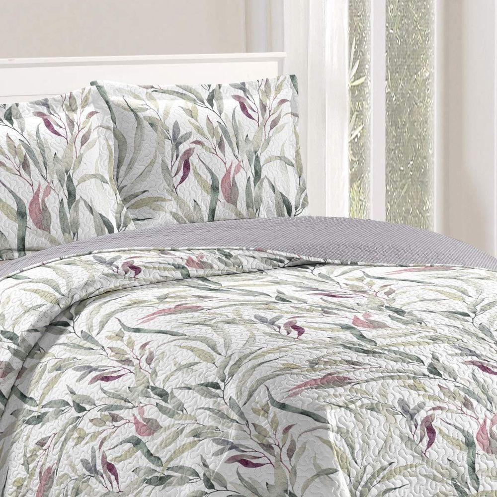 Kit Cobre Leito Queen + 2 Porta-travesseiros Patchwork Napoli - 3 - 2