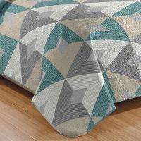 Kit Cobre Leito Queen + 2 Porta-travesseiros Patchwork Gales - 2 - 3