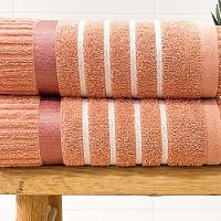 Toalha Banhão Fio Penteado Nancy 75x150 Coral - 2