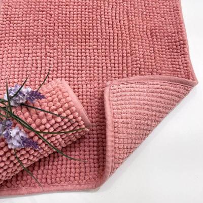 Tapete Para Banheiro Bolinha Soft 38x58 Rosa