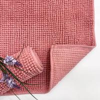 Tapete Para Banheiro Bolinha Soft 38x58 Rosa - 2