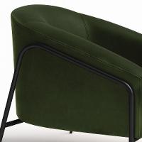 Poltrona Sala Industrial Alta Preto Kit 2 Stella Sintético Pu D03 - D'rossi Verde - 8