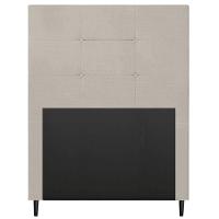 Cabeceira Cama Box Solteiro 90cm Quarto Luna Linho Bege M11 - D'rossi - 2