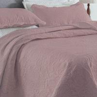 Kit Cobre Leito King Classic Liso Ultrasonic + 2 Porta-travesseiros Floral Rose - 2