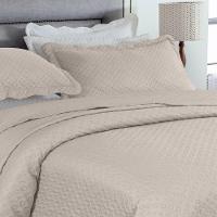 Kit Cobre Leito Queen Classic Liso Ultrasonic + 2 Porta-travesseiros Poa Gelo - 2