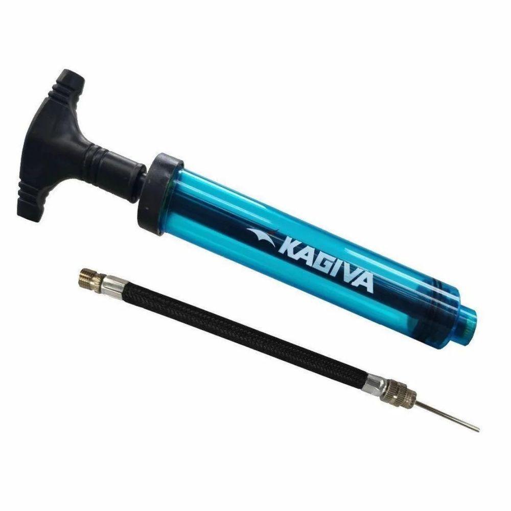 Kit Bola De Vôlei Kagiva 2.0 Pro Costurada + Bomba De Ar Kagiva Dupla Ação Amarelo + Azul Tamanho Único Genêro Homem - 2