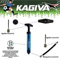 Kit Bola De Vôlei Kagiva 2.0 Pro Costurada + Bomba De Ar Kagiva Dupla Ação Amarelo + Azul Tamanho Único Genêro Homem - 3