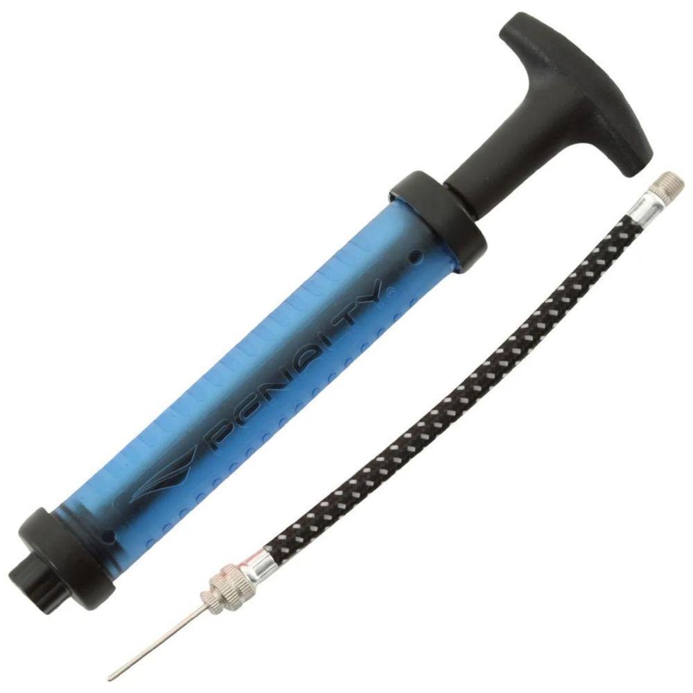 Bola De Futebol Campo Penalty Bravo Xxv + Bomba De Ar Penalty + Calibrador De Bolas Penalty Azul + Azul + Cinza Genêro Homem - 3