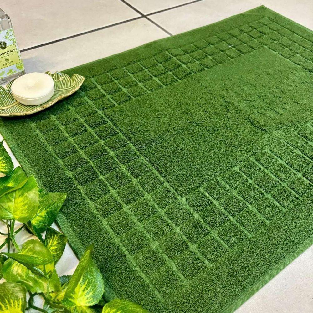 Toalha De Piso Teka Duomo 50x70 Verde - 1