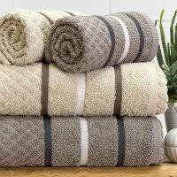 Jogo De Toalha Banhão Verona 4 Peças 100% Algodão Fio Penteado Bege-taupe - 2