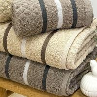 Jogo De Toalha Banhão Verona 4 Peças 100% Algodão Fio Penteado Bege-taupe - 3