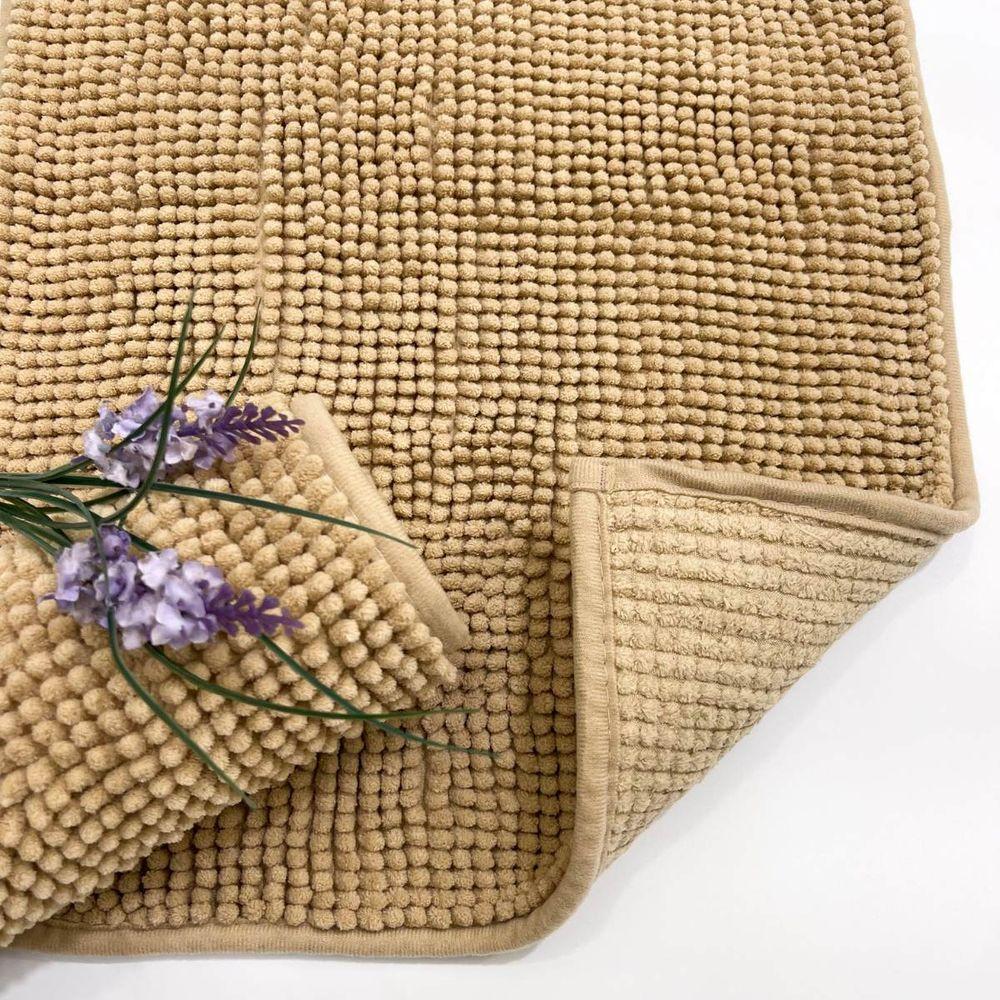 Tapete Para Banheiro Bolinha Soft 38x58 Marfim - 2