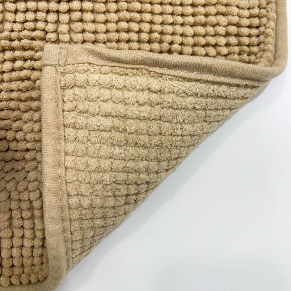 Tapete Para Banheiro Bolinha Soft 38x58 Marfim - 3