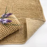 Tapete Para Banheiro Bolinha Soft 38x58 Marfim - 1