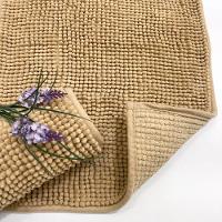 Tapete Para Banheiro Bolinha Soft 38x58 Marfim - 2