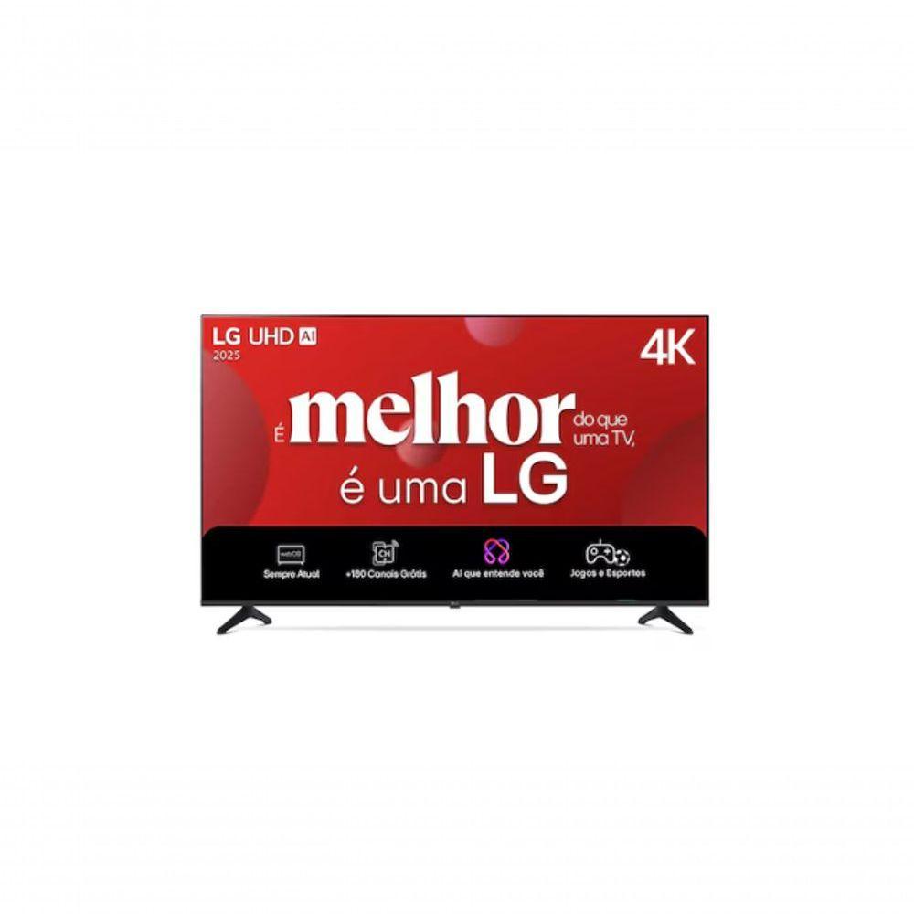 TV LG 4K UHD AI 65 UA75 2025 - a7  Pro e WebOS 25 Bivolt - 1