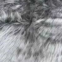 Tecido Pelúcia De Pelo Alto 1,60x1,00 M Para Decoração D03 - D'rossi Grafite - 1