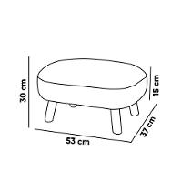Poltrona Amamentação Balanço Madeira E Puff Jhessy Bouclê R04 - D'rossi Pistache - 5