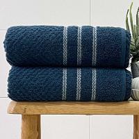 Toalha Banhão Fio Penteado Ferrara 75x150 Marinho - 1