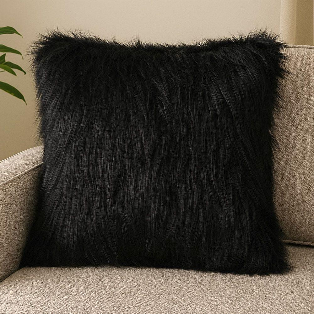 Tecido Pelúcia De Pelo Alto 1,60x1,00 M Para Decoração Preto - D'rossi - 2