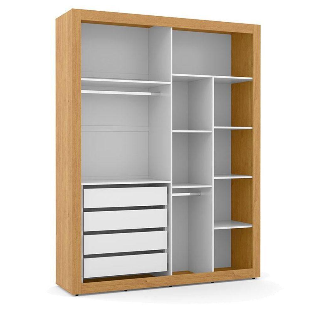 Quarto De Bebe 4 Portas Tutto New Com Capitonê New Boucle E Gaveteiro Freijó Branco Acetinado - Matic - 6