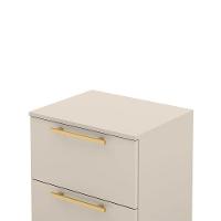 Mesa Cabeceira Quarto 50cm Com 2 Gavetas Magna V01 - D'rossi Fendi - 6