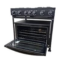 Fogão Com Forno Semi-industrial 4 Bocas 107l Clarice Preto Fosco - 3