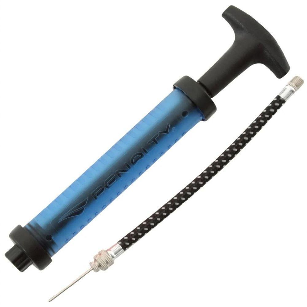 Bola De Futebol Campo Penalty Bravo Xxv + Bomba De Ar Penalty + Calibrador De Bolas Penalty Laranja + Azul + Cinza Genêro - 3