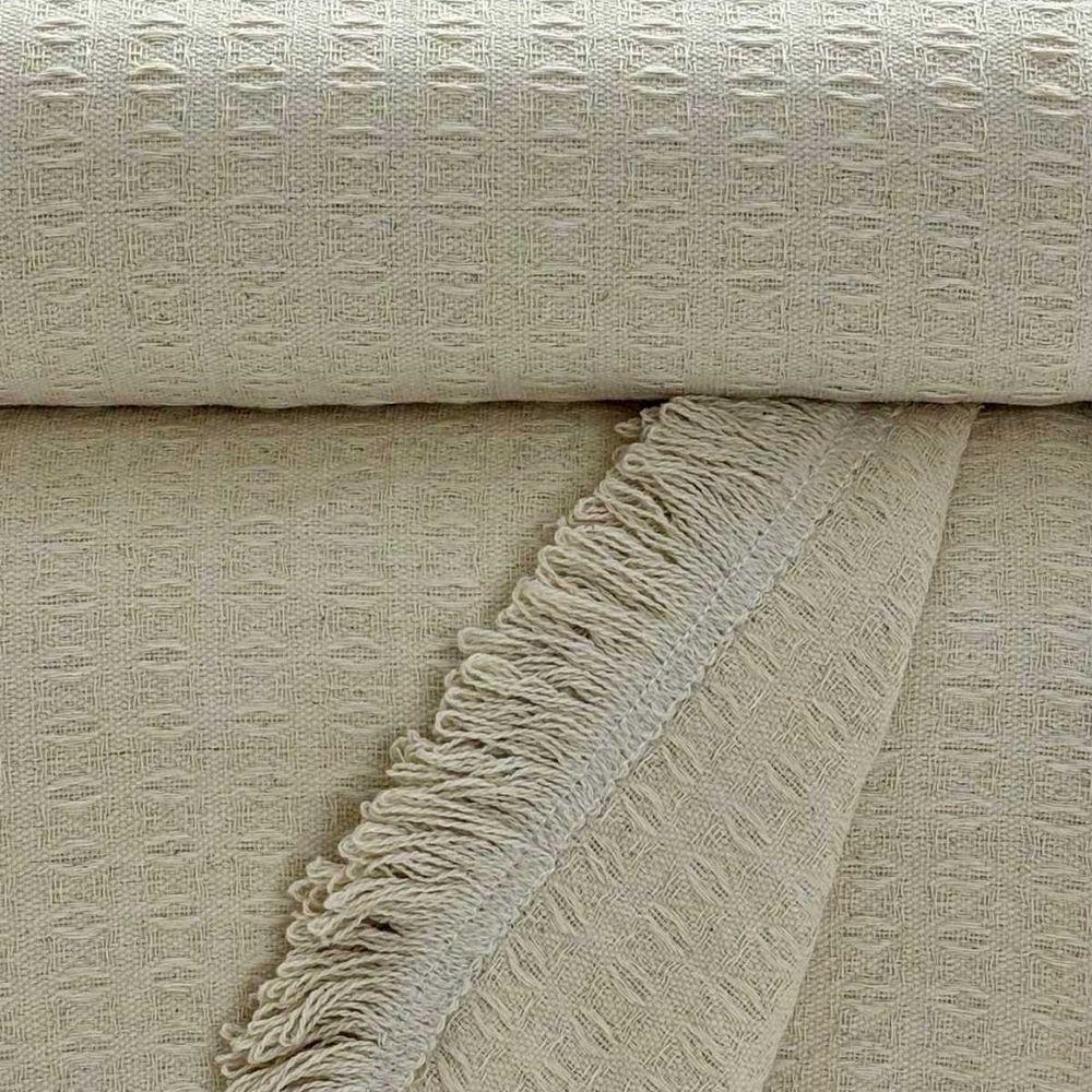 Manta Para Sofá Rubi King 260cm X 250cm Cru Losango - 2